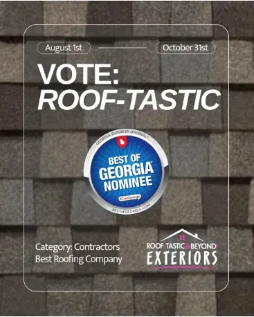 Roof-Tastic Nominated for Best of Georgia 2025