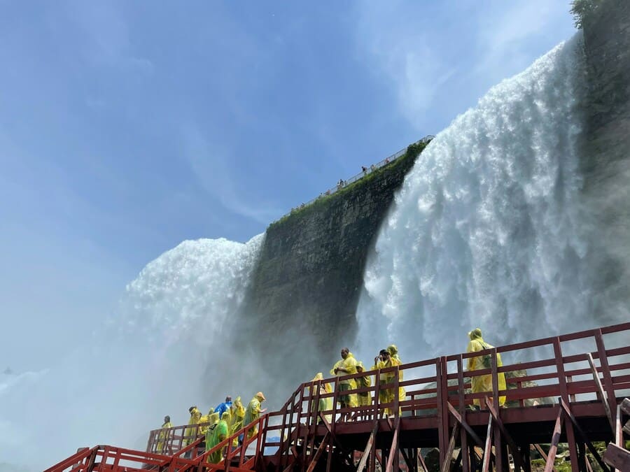 Cataratas del Niagara desde Nueva York: chubasquero