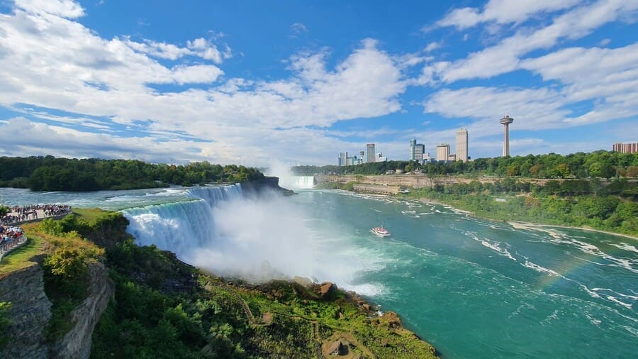 Cataratas del Niagara desde Nueva York: vista aérea