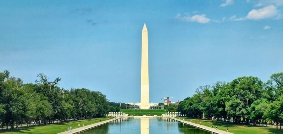 De Nueva York a Washington: Monumento a Washington