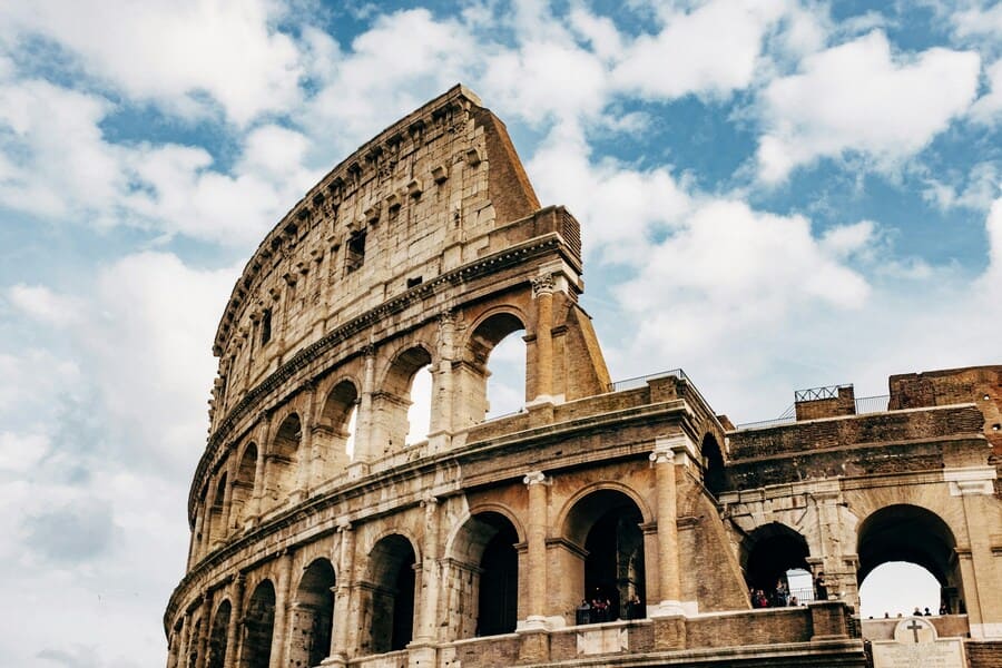 El Coliseo de Roma, Italia